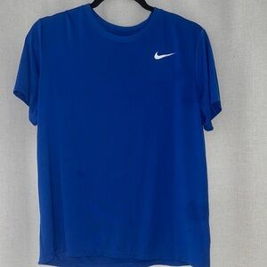 Nike Royal Blue Tee with White Swoosh